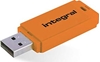 Picture of Integral 64GB USB2.0 DRIVE NEON ORANGE USB flash drive USB Type-A 2.0