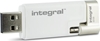 Picture of Integral ISHUTTLE USB flash drive 32 GB USB Type-A / Lightning 3.2 Gen 1 (3.1 Gen 1) Silver, White