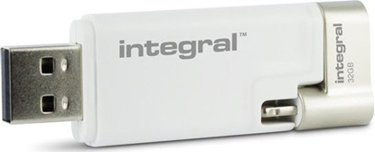 Изображение Integral ISHUTTLE USB flash drive 32 GB USB Type-A / Lightning 3.2 Gen 1 (3.1 Gen 1) Silver, White