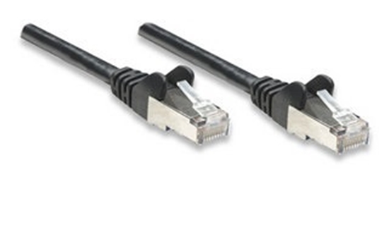 Picture of Intellinet 320429-5P networking cable Black 10 m Cat5e SF/UTP (S-FTP)