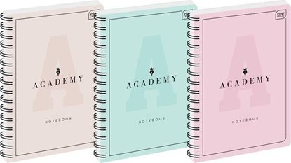 Attēls no Interdruk Koozeszyt A4/100K kratka Academy Pastel (5szt)