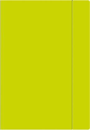 Attēls no Interdruk Teczka z gumk A4+ Fluo limonkowa (10szt)