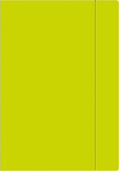 Picture of Interdruk Teczka z gumk A4+ Fluo limonkowa (10szt)