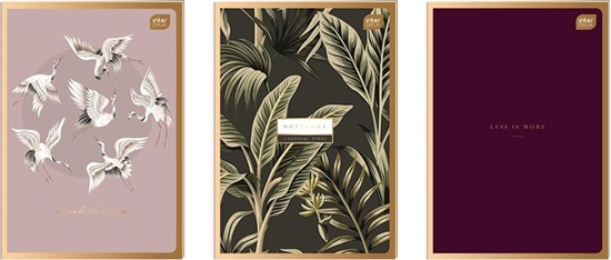 Picture of Interdruk Zeszyt A4/60K kratka Metallic Satin Gold (5szt)