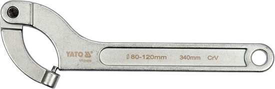 Picture of Yato Klucz hakowy z okrgym bolcem przegubowy 80 - 120mm (YT-01678)
