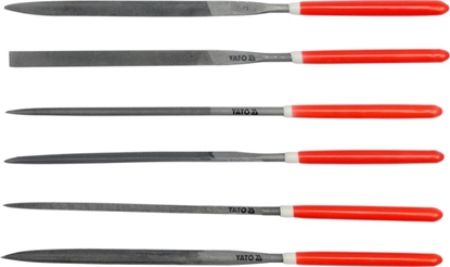 Attēls no Yato Pilniki do metalu iglaki 140x65x3mm 6szt. (YT-6160)