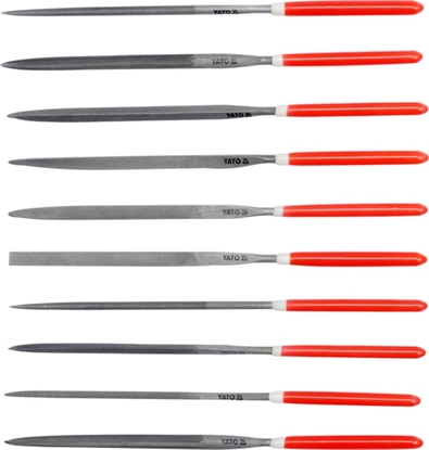 Attēls no Yato Pilniki iglaki do metalu 180x85x5mm 10szt. (YT-6165)