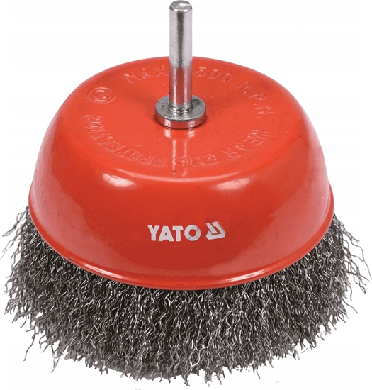 Picture of Yato szczotka doczoowa z trzpieniem 100mm INOX (YT-47511)