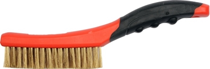 Attēls no Yato Szczotka druciana 4-rzdowa drut mosiny rkoje plastikowa 260mm (YT-6344)