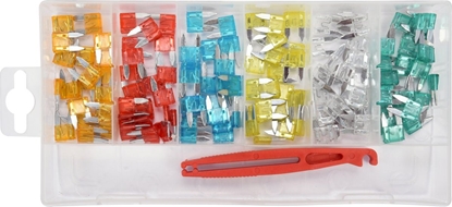 Picture of Yato zestaw bezpieczników pytkowych mini 121 elementów (YT-83143)