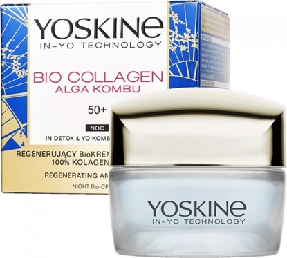 Attēls no Yoskine Yoskine Bio Collagen Alga Kombu 50+ regenerujcy bio-krem na zmarszczki na noc 50ml