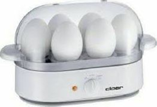 Изображение Jajowar Cloer Cloer egg cooker 6081 (white, with stainless steel heating plate for 6 eggs)