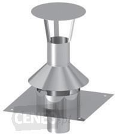 Picture of Jeremias Pyta dachowa z wentylacj tyln z parasolem fi 60 - TN0625B060