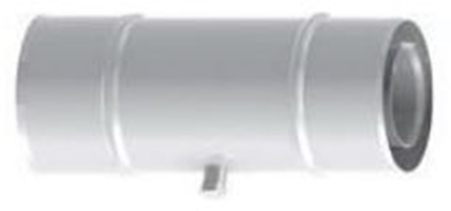 Picture of Jeremias Rura odwodnieniowa dla czci pionowej 60/100 z uszczelk (TWIN64060/100)