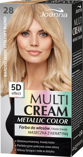 Picture of Joanna Multi Cream Color 5D effect 28 bardzo jasny perowy blond