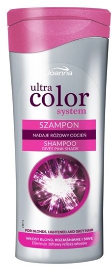 Picture of Joanna Ultra Color System Szampon róowy do wosów blond, rozjanionych i siwych 200ml