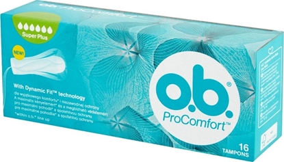Attēls no Johnson & Johnson O.B.ProComfort Super Plus komfortowe tampony 1op.-16szt