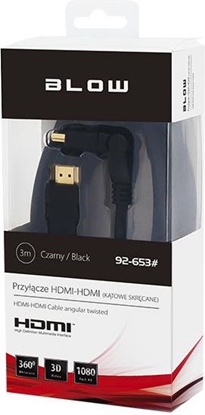 Picture of Kabel Blow HDMI - HDMI 3m czarny (92-653#)