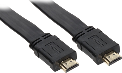 Attēls no Kabel HDMI - HDMI 15m czarny (HDMI-15-FL)