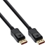 Attēls no Kabel InLine DisplayPort - DisplayPort 0.5m czarny (ZUDP-044)