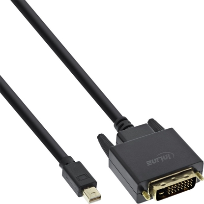 Picture of Kabel InLine DisplayPort - DVI-D 1.5m czarny (17224)
