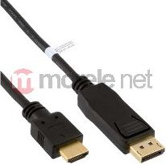 Picture of Kabel InLine DisplayPort - HDMI 3m czarny (17183)