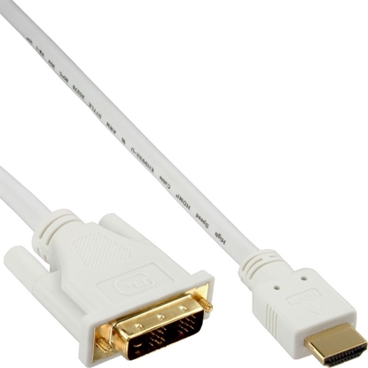 Picture of Kabel InLine HDMI - DVI-D 5m biay (17665U)