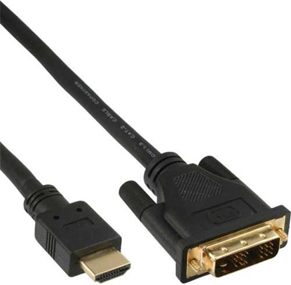 Изображение Kabel InLine HDMI - DVI-D 7.5m czarny (17667P)