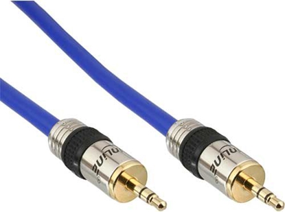 Picture of Kabel InLine RCA (Cinch) - RCA (Cinch) 5m niebieski (99955P)