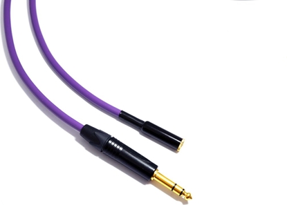 Picture of Kabel Melodika Jack 3.5mm - Jack 6.3mm 7m fioletowy