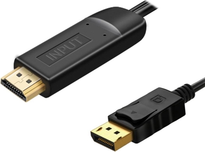 Attēls no Kabel PremiumCord DisplayPort - HDMI 2m czarny (kportad21)
