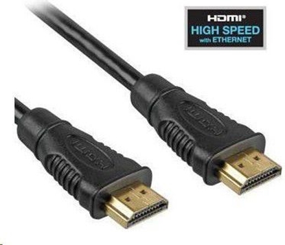 Attēls no Kabel PremiumCord HDMI - HDMI 0.5m czarny (kphdme005)