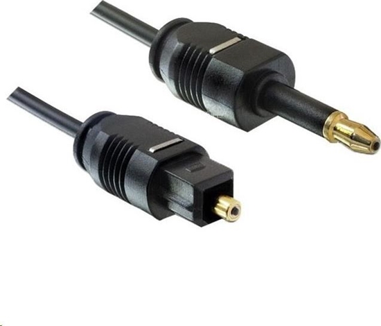 Picture of Kabel PremiumCord Jack 3.5mm - Toslink Mini 3m czarny (kjtos2-3)