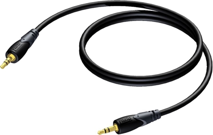 Attēls no Kabel Procab Jack 3.5mm - Jack 3.5mm 0.75m czarny (CLA716/0.7)