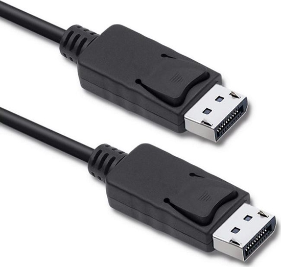 Picture of Kabel Qoltec DisplayPort - DisplayPort 0.5m czarny (50370)