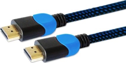 Attēls no Kabel Savio HDMI - HDMI 3m niebieski (GCL-05)