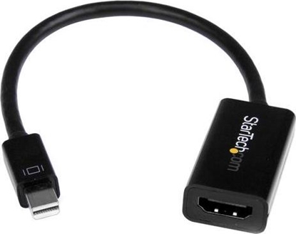 Attēls no Adapter AV StarTech DisplayPort Mini - HDMI 0.2m czarny (MDP2HD4KS)
