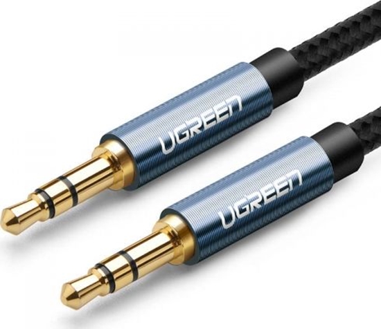 Изображение Kabel Ugreen Jack 3.5mm - Jack 3.5mm 1m niebieski (UGR638BLU)