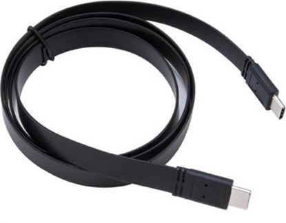 Изображение Kabel USB Akasa USB-C - USB-C 1 m Czarny (AK-CBUB46-10BK  )