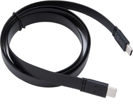 Picture of Kabel USB Akasa USB-C - USB-C 1 m Czarny (AK-CBUB46-10BK  )