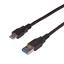 Picture of Kabel USB Akyga USB-A - USB-C 1 m Czarny (AK-USB-15)