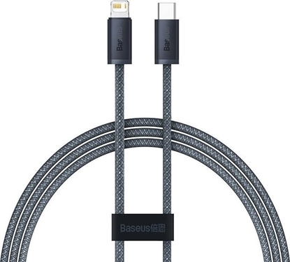Изображение Kabel USB Baseus USB-C - Lightning 1 m Szary (031238)