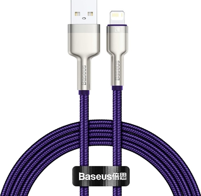 Picture of Kabel USB Baseus USB-A - Lightning 1 m Fioletowy (baseus_20210316155311)