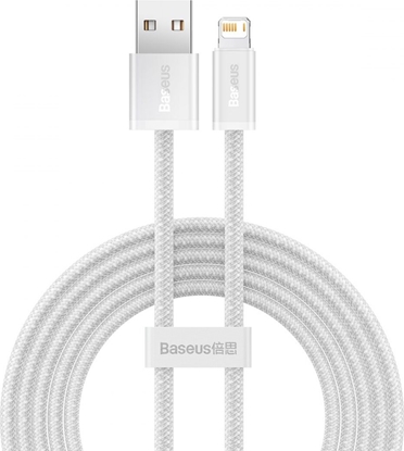 Picture of Kabel USB Baseus USB-A - Lightning 2 m Biay (BSU3004WHT)