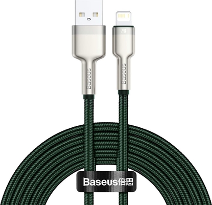 Изображение Kabel USB Baseus USB-A - Lightning 2 m Zielony (baseus_20210316155025)