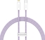Изображение Kabel USB Baseus USB-C - Lightning 1 m Fioletowy (BSU3065PRP)