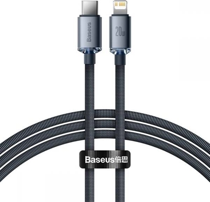 Изображение Kabel USB Baseus USB-C - Lightning 1.2 m Czarny (FD-2141-6932172602741)