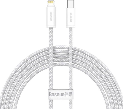 Picture of Kabel USB Baseus USB-C - Lightning 2 m Biay (BSU3062WHT)
