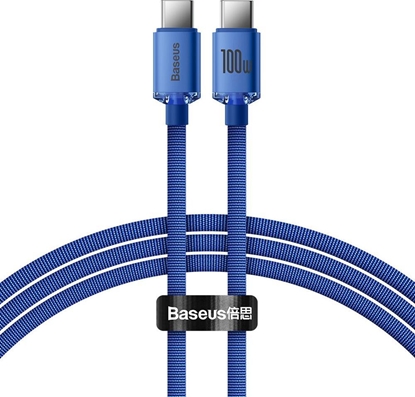 Изображение Kabel USB Baseus USB-C - USB-C 1.2 m Niebieski (baseus_20220224133222)