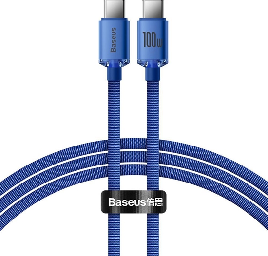 Изображение Kabel USB Baseus USB-C - USB-C 1.2 m Niebieski (baseus_20220224133222)